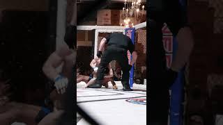 Ben Rainwater with the rear-naked choke finish at NFC 173