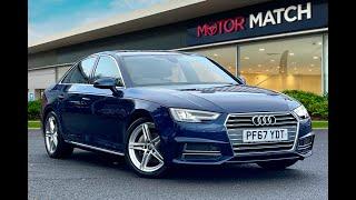 Used Audi A4 2.0 TDI ultra S line S Tronic  -PF67YDT- Motor Match Bolton