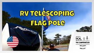 Camco RV Telescoping Flag Pole - Works Like A Champ! 