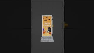 Halloween Door | 3D Blender Animation #3d #halloween #animation