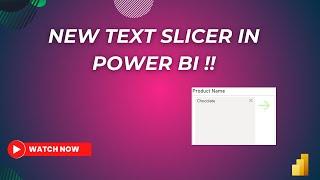  NEW Visual : Text Slicer in Power BI | Walkthrough | MiTutorials