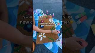 ️ #creative #diy #aesthetic #easycraft #painting #summercrafts