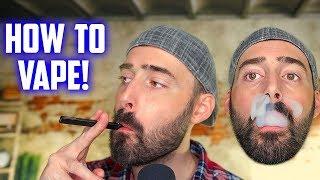 HOW TO VAPE! Vape Tutorial! Beginners Guide To Vaping! Inhale/Exhale Vape Techniques!