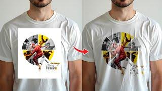 How to add Design or Logo on T-shirt in Adobe Photoshop