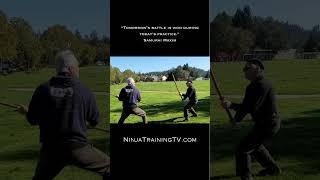 Tsuru no Soku, Kukishinden Ryu Bo Waza #shorts #ninja #samurai #martialarts