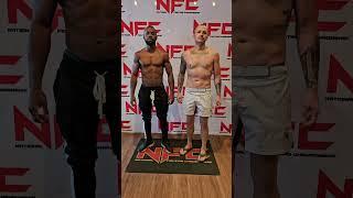 NFC 168 Weigh Ins! Nick Sprayberry vs. Corey Jackson