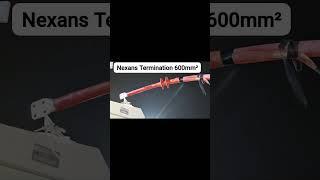 NEXANS 13.8 KV TERMINATION in NEUTRAL EARTHING RESISTOR and in the Transformer side. #nexans #NKT