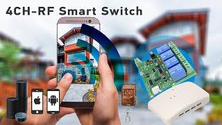 4CH-RF Wi-Fi Smart Switch كيفية اعداد واستخدام