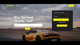 Create Car Website Using HTML & CSS || Step By Step Tutorial