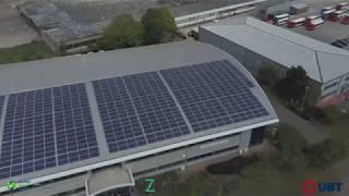 Perfect Sense Energy Solar PV Installation Flyover at UBT on behalf of Zestec Asset Management.