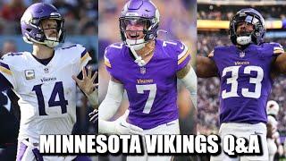 Minnesota Vikings Q&A: Darnold Back in 2025? Re-Sign Murphy? Close Game Merchants?