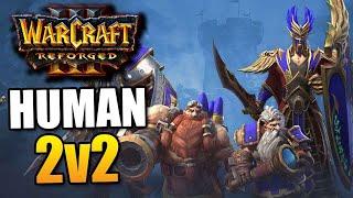 Human 2v2 - archmage time!! ft. KendricSwissh // Warcraft 3: Reforged