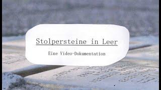 Stolpersteine - Verlegung in der Stadt Leer