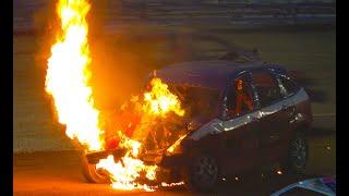 Banger Racing - 1600cc World Final 2021 (4k Highlights) - Ipswich