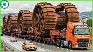 Extreme Dangerous Transport Skill Operations Oversize Truck | Heavy Machinery