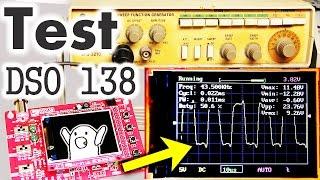 Подробный тест и применение осциллографа DSO138