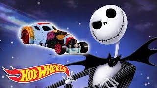 Jack Turns HALLOWEEN TOWN  into CHRISTMAS TOWN! | NIGHTMARE BEFORE CHRISTMAS | Hot Wheels