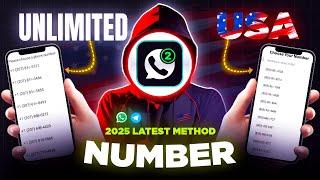 New Method 2025, Create Telegram, WhatsApp Accounts On USA/UK Numbers | SMS/OTP Verification Codes