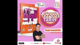 Benim Hocam Yayınları 2023 TYT Tarih Video Destekli Konu Anlatımı