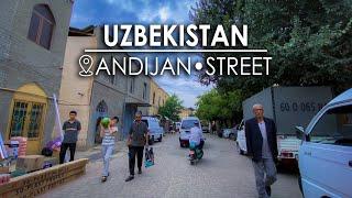 ANDIJAN WALKING STREET 4K. HUNARMAND.ASMR#travel #online #uzbekistan #andijan #street #walking