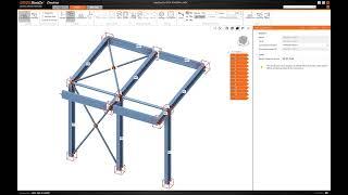 STAAD.Pro to IDEA StatiCa steel workflow