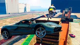 БЕЗУМНО ОПАСНАЯ ТРОПА СМЕРТИ (GTA 5 Смешные моменты)