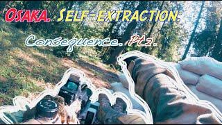 Airsoft gameplay - Osaka city. Self-extraction: consequence. Part 2.