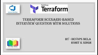 Terraform Scenario Based Interview Questions with Practical Solution | Azure | AWS