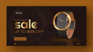 Sale Banner Design | Product Banner Design In Corel Draw | Mrunal Designs