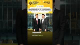 From Facebook Lawsuit to Crypto Billionaires: The Winklevoss Twins' Success Story#shorts #success