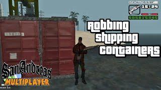 Robbing Hidden Containers in GTA San Andreas Multiplayer | SAMP WTLS