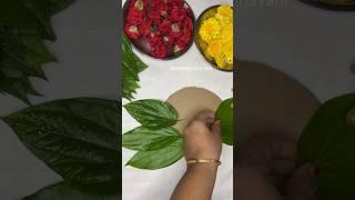 ️Varalakshmi Pooja Decoration Ideas || Betel leaf Decoration ideas #shorts #trending #viral