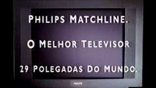 Comercial | Tv Philips Matchline  22/08/1995 Rede Globo