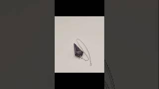 Sodalite Faceted Pendulum #crystals