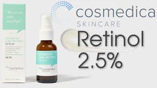 Cosmedica Advanced 2.5% Retinol Serum Review, retinol giá rẻ cho mọi loại da | Hoa Chrissy