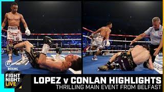 Road Warrior Lopez   Luis Alberto Lopez v Michael Conlan Official Fight Highlights 