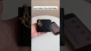 Louis Vuitton Flora Card Holder Grained Monogram Empreinte Leather #luxurybag #bag #louisvuitton#lv