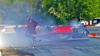 Kevin Fortney Crash at Maryland International Raceway!