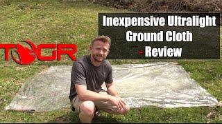 A Backpacking Must! - Inexpensive Ultralight Ground Cloth - Review