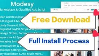 Modesy – Marketplace & Classified Ads PHP Script Nulled & Install | Free Source Code