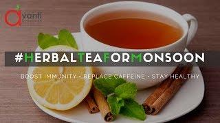 How to make Herbal tea- caffeine free, improves immunity and digestion