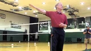 The Art of Coaching Volleyball - 6 Skills Overview- Serving part 1