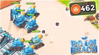 Boom Beach MAX RAIN MAKERS vs Hammerman Base Builder Bases!