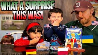 American Family Tries Christmas Treats From Europe ️