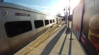 MTA Metro-North Railroad - Bombardier M7A #4125 departing Wakefield