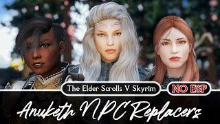 SKYRIM MOD | Anuketh NPC Replacers NO ESP - Showcase #19