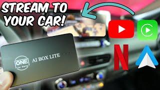 One Car Stereo AI Box Lite Review - Adds Wireless Car Play, Android Auto, YouTube & Netflix To Cars