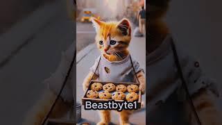 The poor little cat was laughed at because he was poor and couldn't afford new clothes#beastbyte1