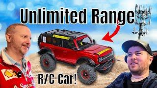 R/C Car + 4G LTE = Unlimited Range!