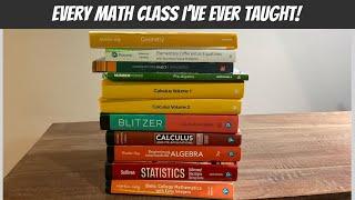 Every Mathematics Class I’ve Ever Taught!